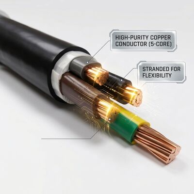 चीन LSZH 3x2.5mm2 PVC Insulated Building Cable Low Smoke Zero Halogen Flame Retardant 450/750V देने वाला