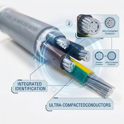 चीन N2XCH-J 5x16mm2 Low Smoke Zero Halogen PVC Insulated Cable Tunnel 0.6/1kV IEC60502 देने वाला