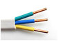 फ्लैट पीवीसी इन्सुलेट विद्युत केबल वायर 3 कोर x2.5SQMM सफेद रंग के साथ घर की हार्ड शीथ लाइन आपूर्तिकर्ता