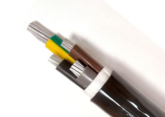 वीवी 3x16mm2 ऑक्सीजन-मुक्त तांबा पीवीसी इंसुलेटेड पीवीसी शीथेड पावर केबल इनडोर इंस्टॉलेशन के लिए 0.6/1kV देने वाला