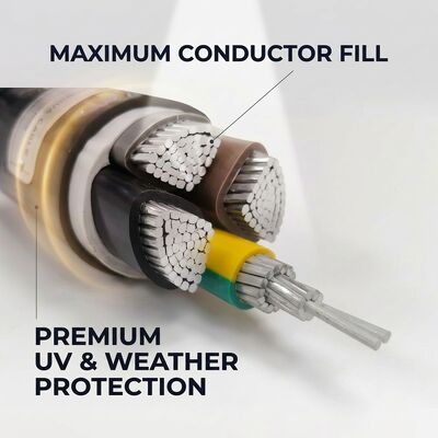 VGV 3x2.5mm2 PVC Insulated Cable 105C Heat Resistant Industrial Wiring 450/750V IEC60228 देने वाला