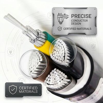 CYKY 5x6mm2 PVC Insulated Cable 90C Underground Distribution 0.6/1kV IEC60502 देने वाला