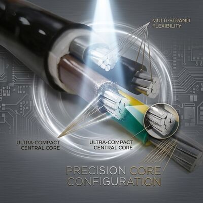 NYM 3x2.5mm2 UV Resistant PVC Insulated Cable Outdoor Lighting 450/750V IEC60228 देने वाला