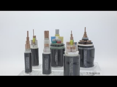 एक्सएलपीई इंसुलेटेड ब्लैक पीवीसी पावर केबल कॉपर/एल्यूमीनियम कंडक्टर